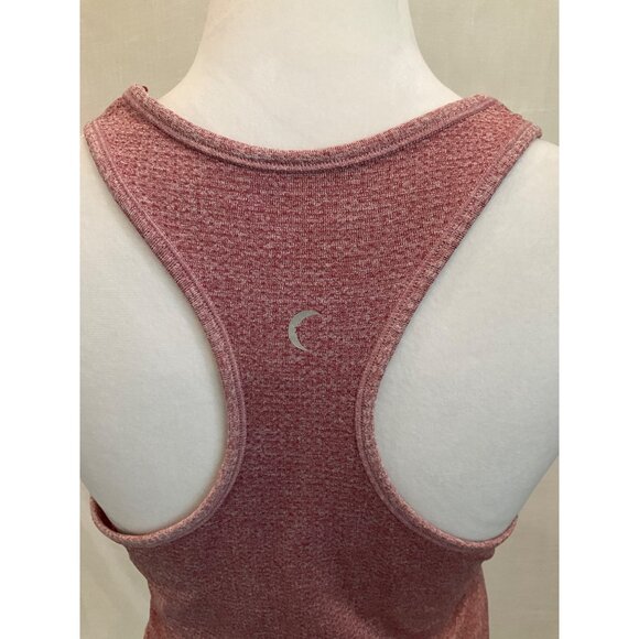 Zyia Poppy Charged Active Women's Racerback Tank Top Medium Heathered Pink - Picture 3 of 4